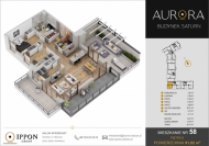 Apartament z ogrodem zimowym nr 58